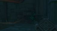 Context for the old stone slate by the stairs in Araumi Ruins (image via Genshin Impact)